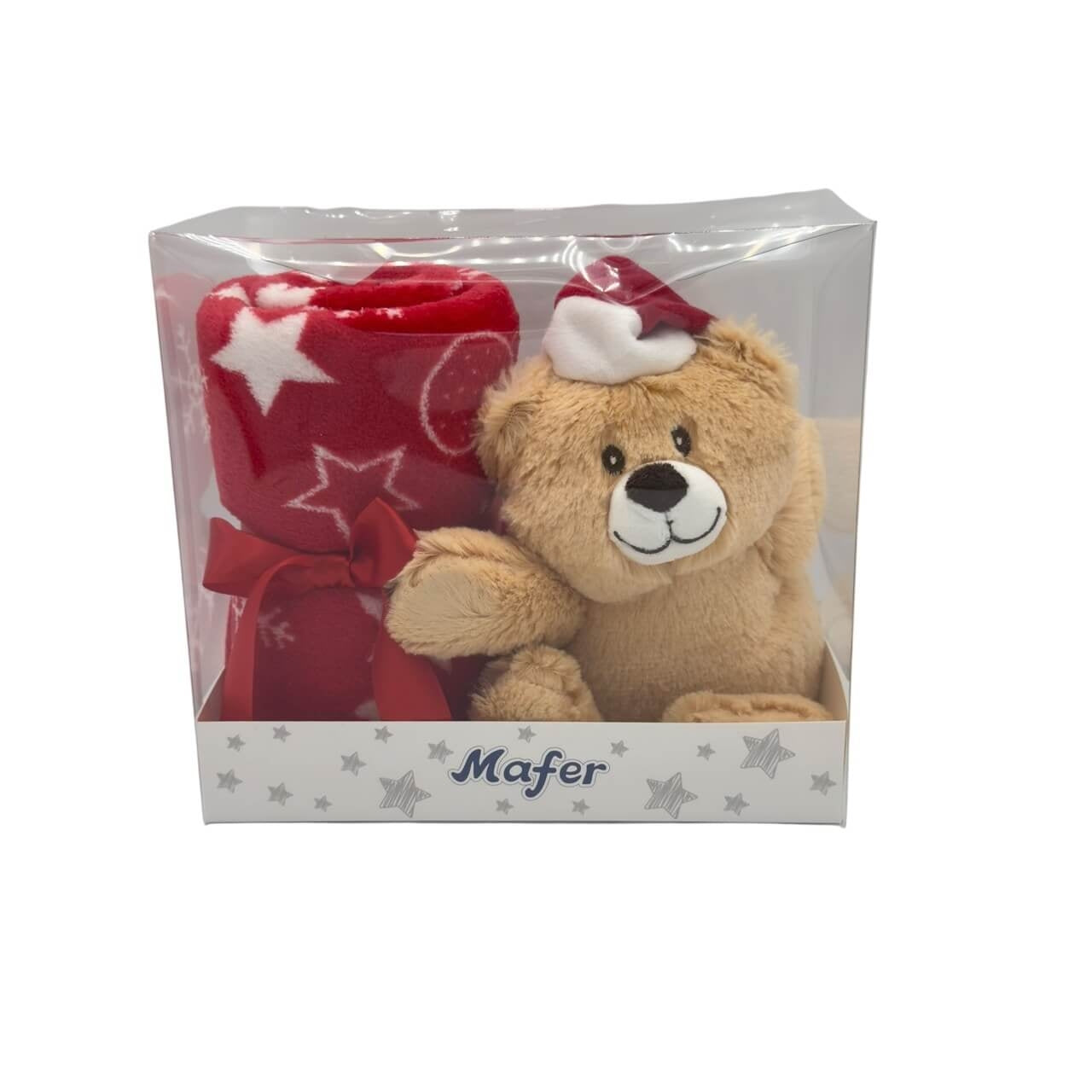 Poussette Plaid + Marionnette Mafer 75x100 cm Noël