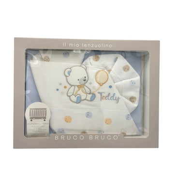 Completo Lettino Bruco Bruco 100% Cotone