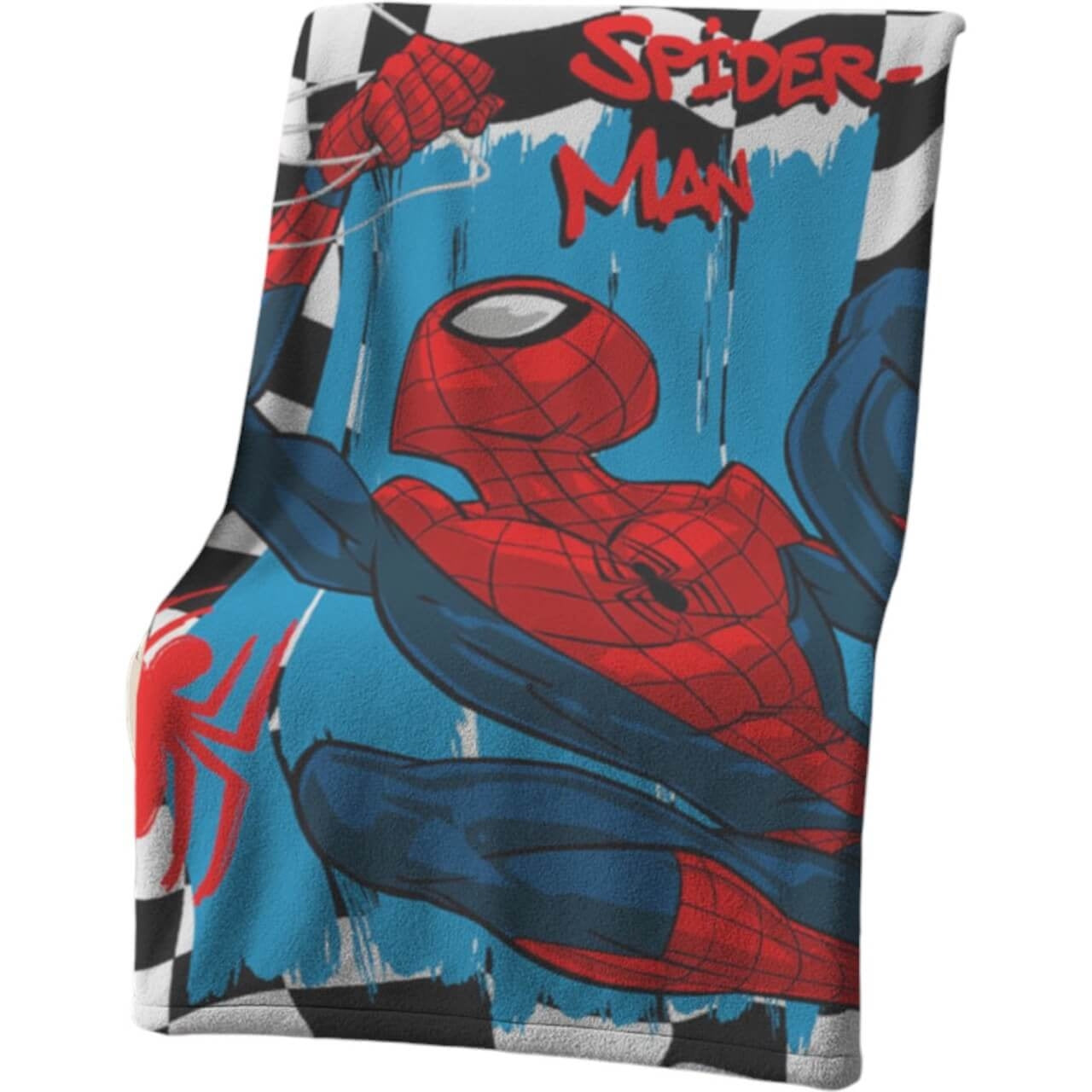 Plaid in pile Spider-Man