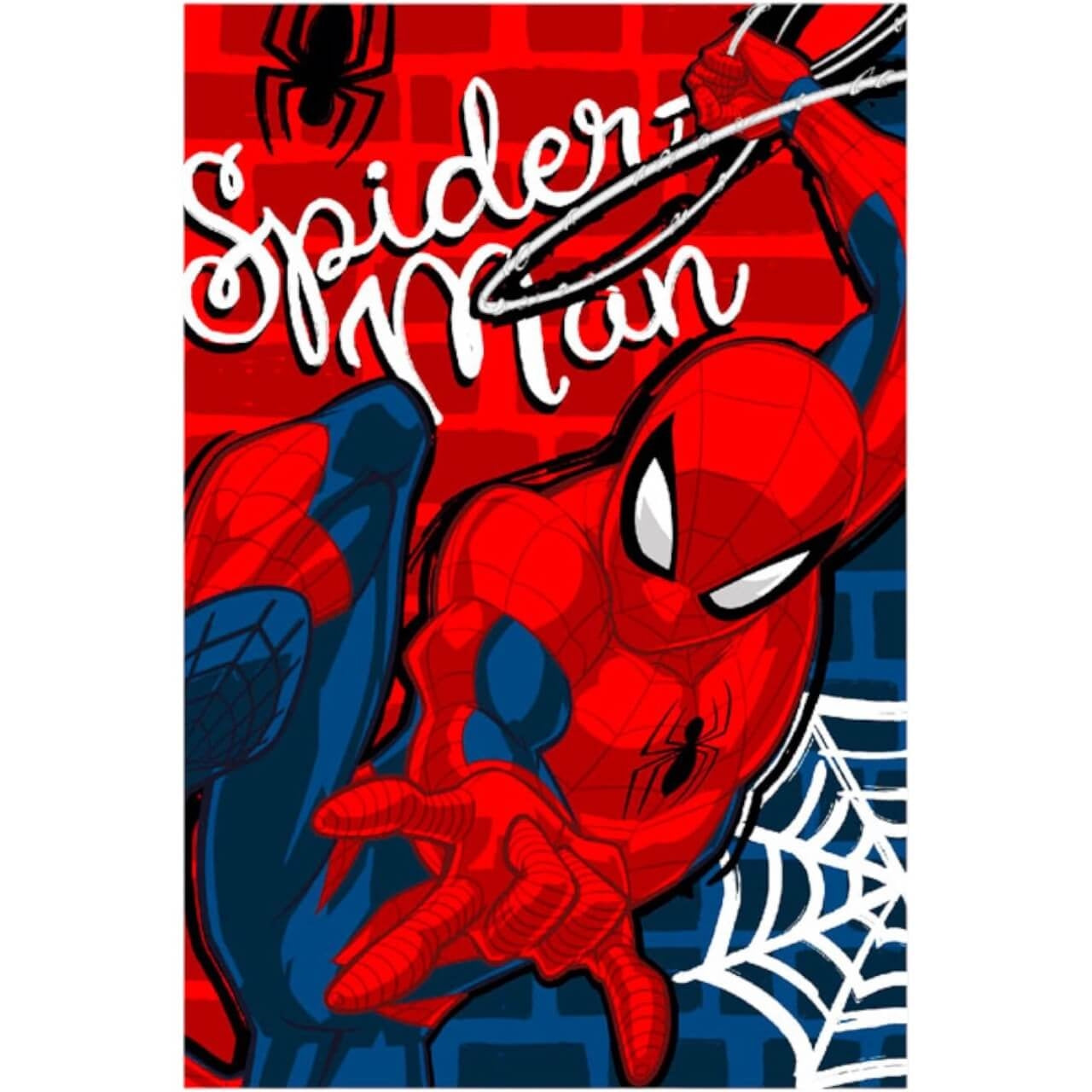 Plaid in pile Spider-Man