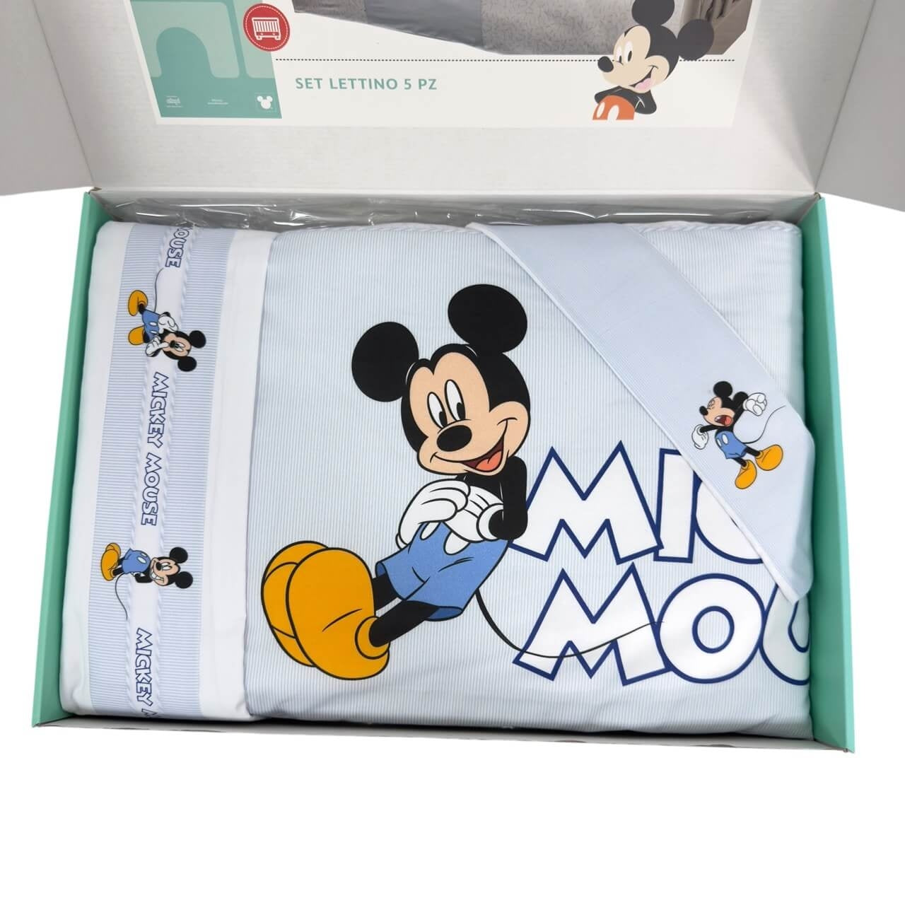 Completo trapunta lettino con paracolpi + Lenzuola Disney