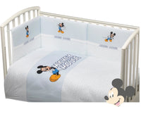 Completo trapunta lettino con paracolpi + Lenzuola Disney