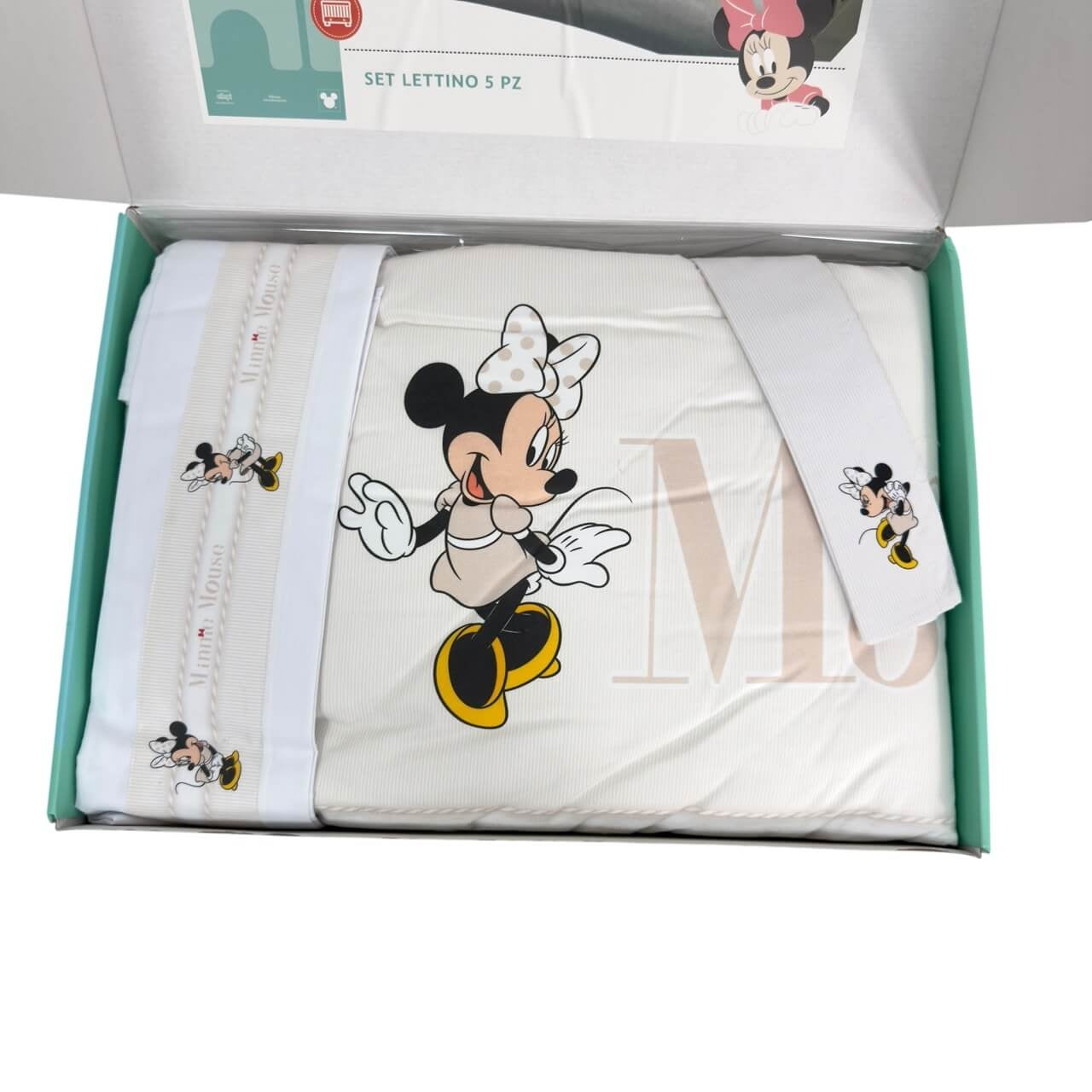 Completo trapunta lettino con paracolpi + Lenzuola Disney