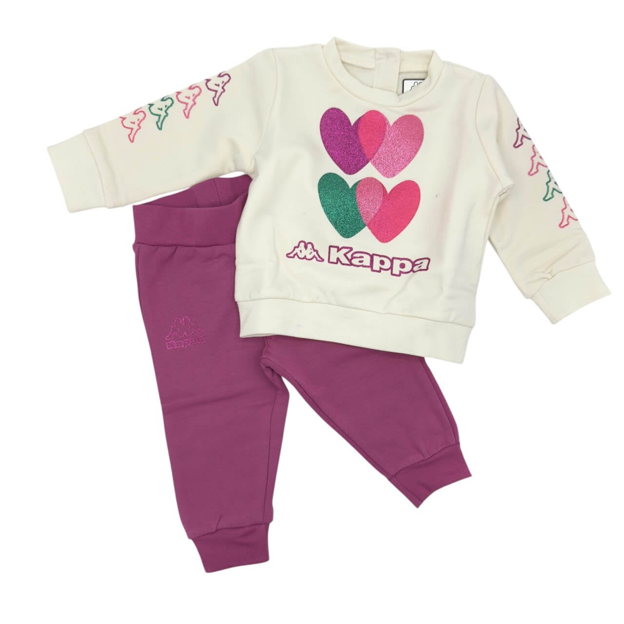 Tuta Felpata Kappa Neonata