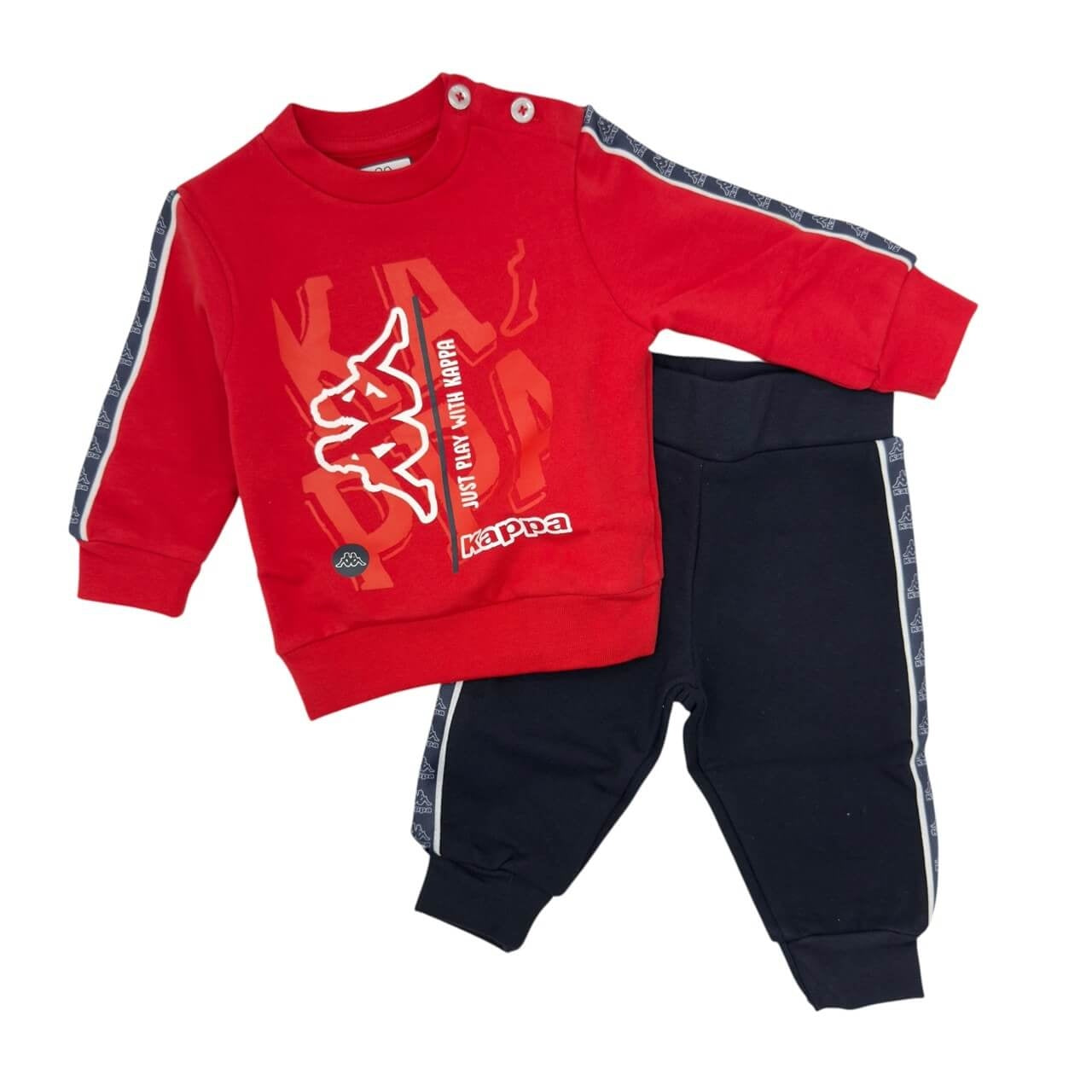 Tuta Felpata Kappa Neonato