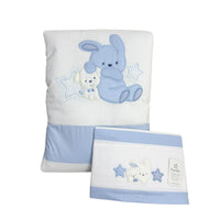 Completo trapunta lettino con lenzuola Pastello