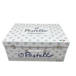 Completo trapunta lettino con lenzuola e paracolpi Pastello