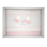 Completo Carrozzina Pastello 100% Cotone