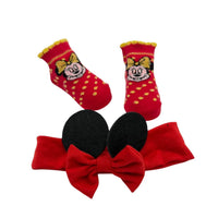 Set Scarpine + Fascia Minnie Neonata