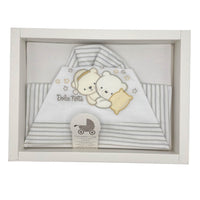 Completo Carrozzina Bruco Bruco 100% Cotone