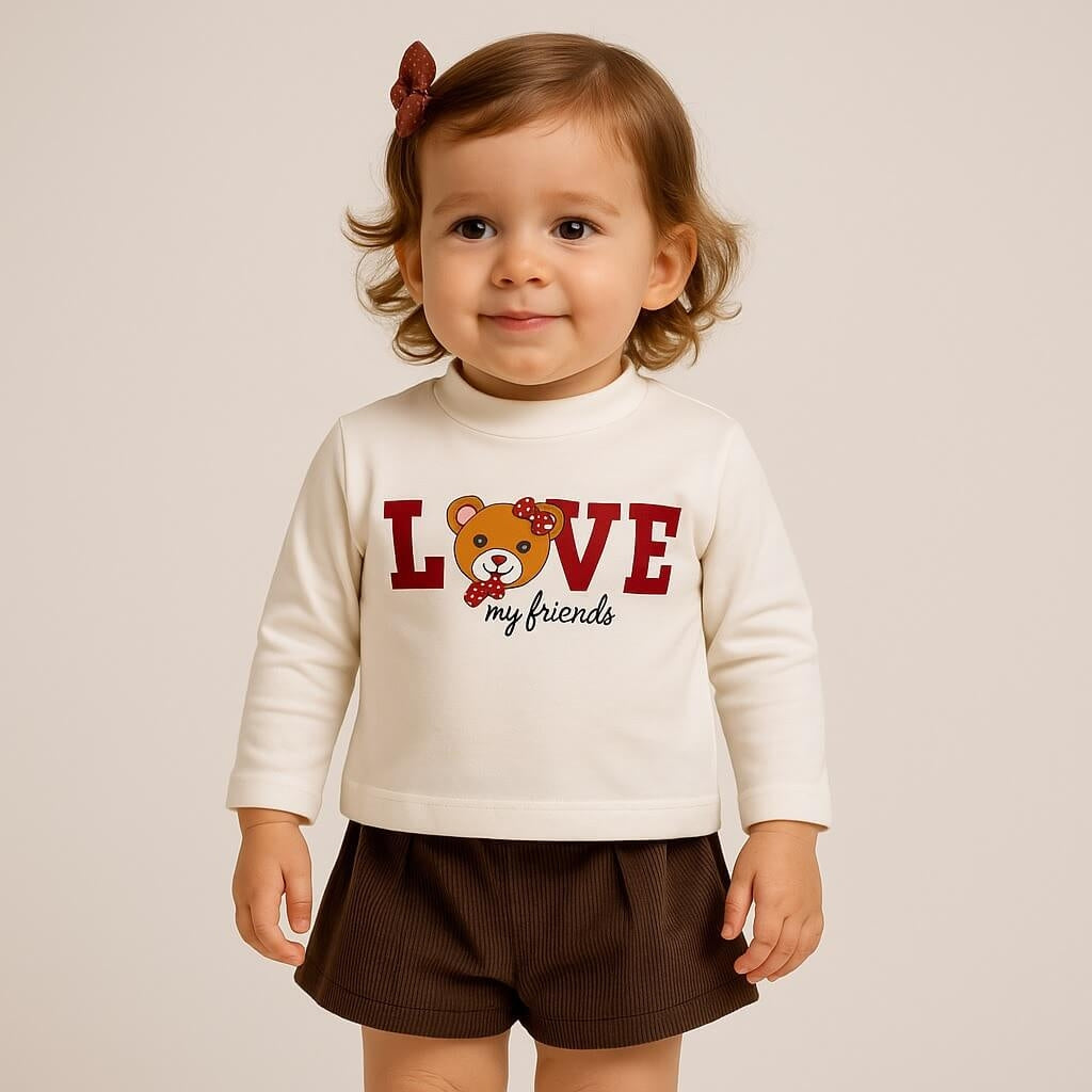 Completo Neonata Felpato