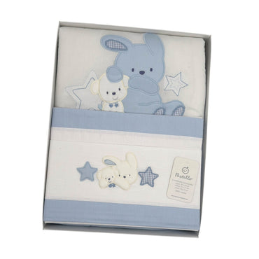 Completo Lenzuola + Trapunta Sfoderabile Culla/passeggino