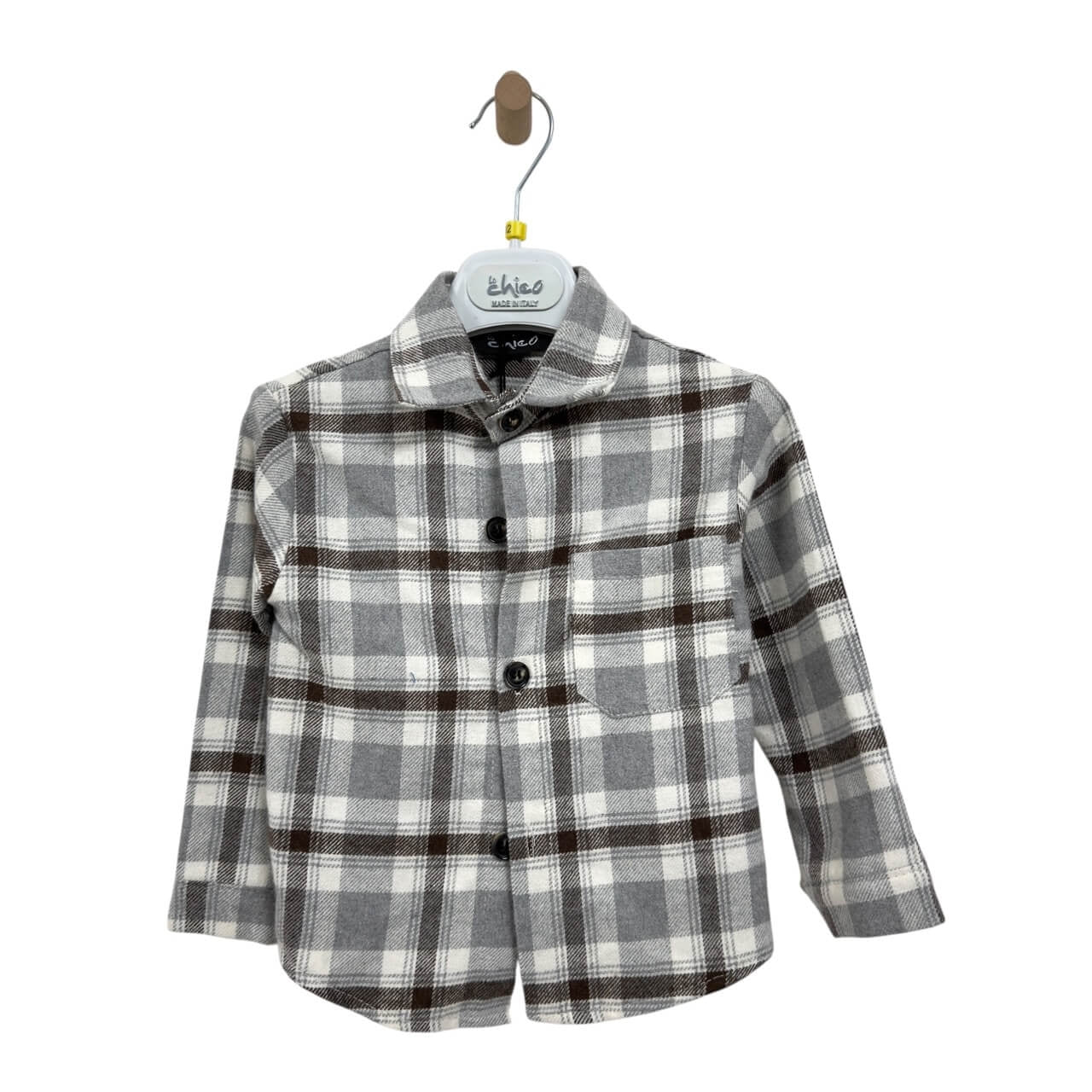 Camicia Neonato Flanella