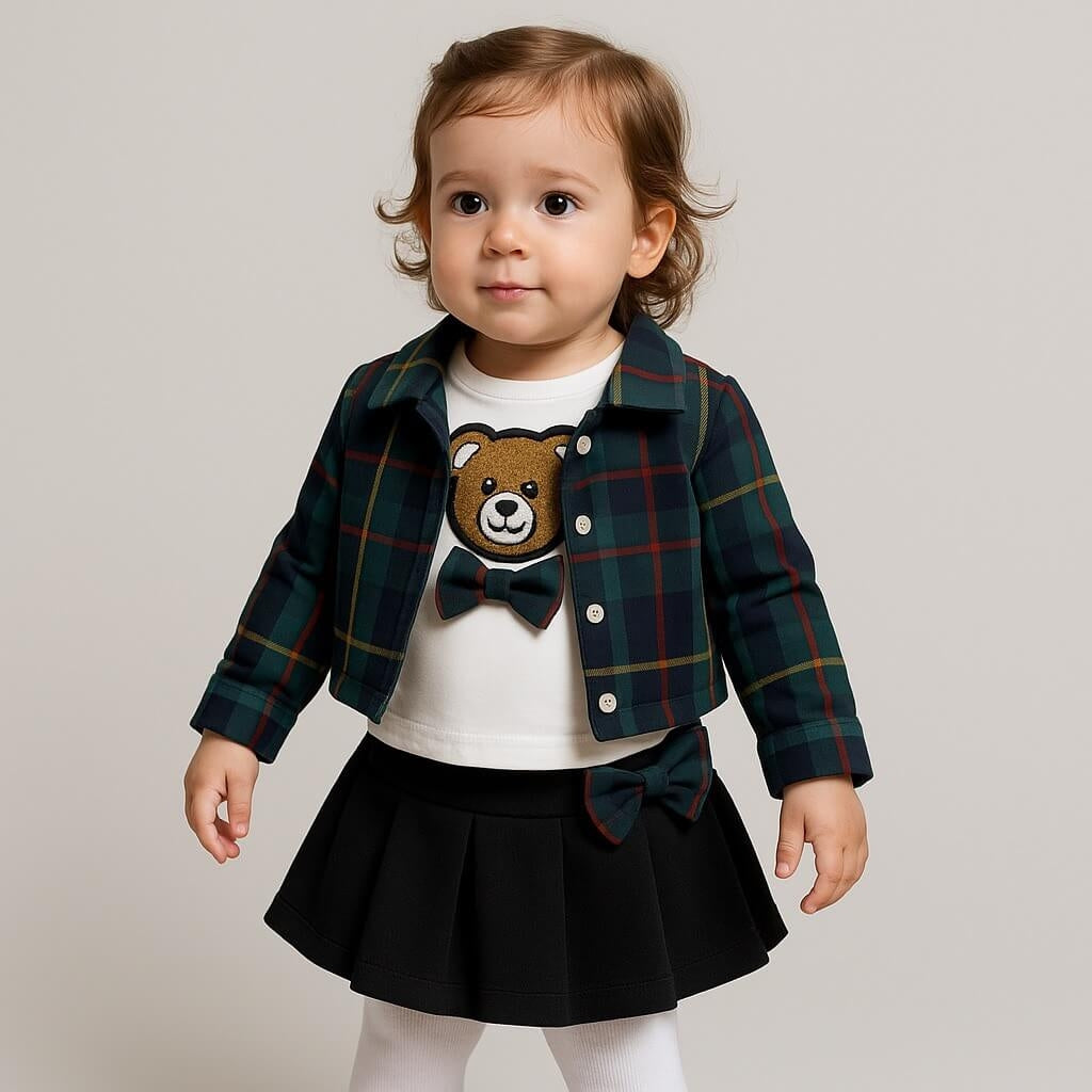 Completo 3 pezzi neonata Nikka Nature