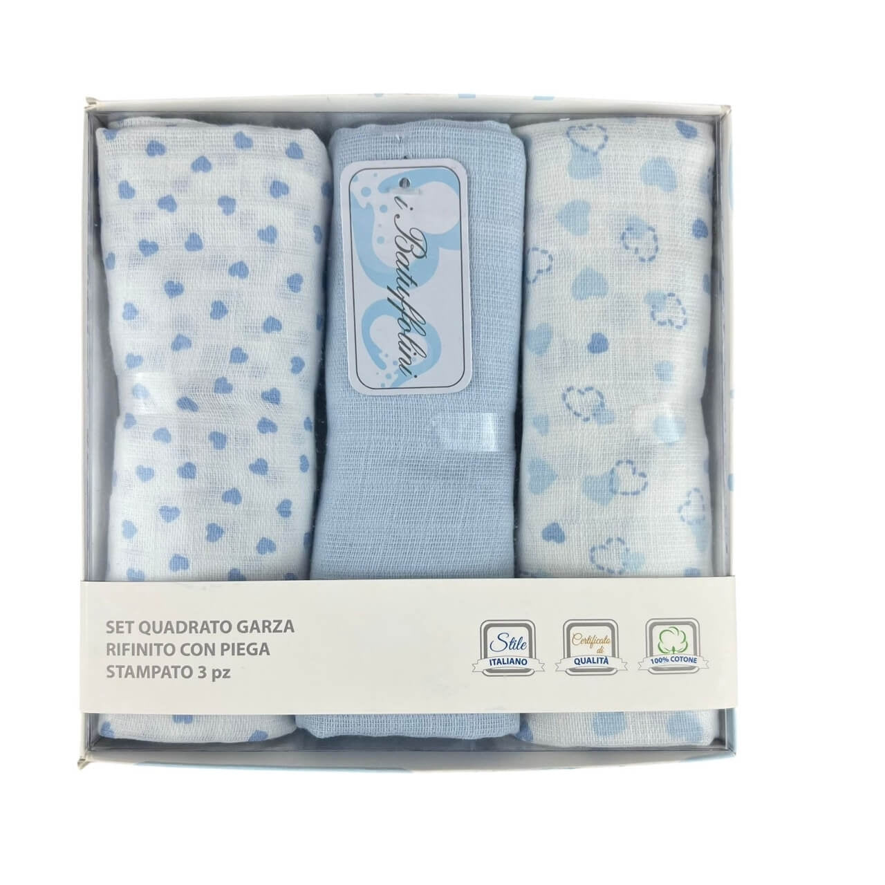 3 torchons en mousseline