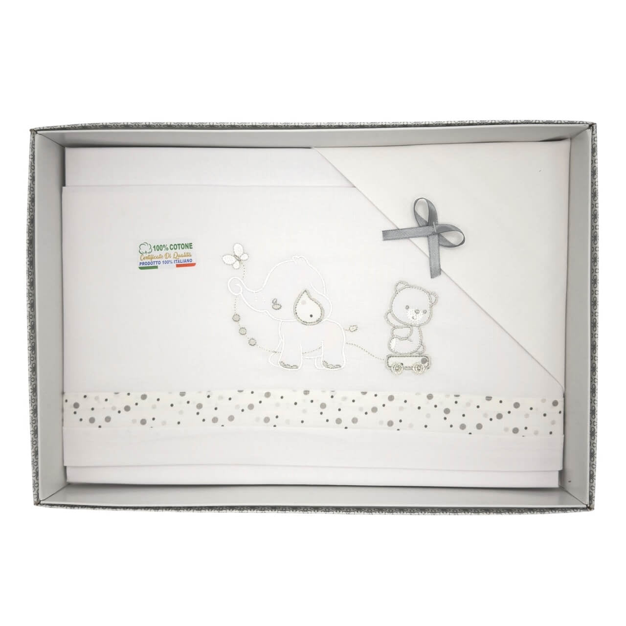 Completo Culla/Lettino Batuffolini 100% Cotone