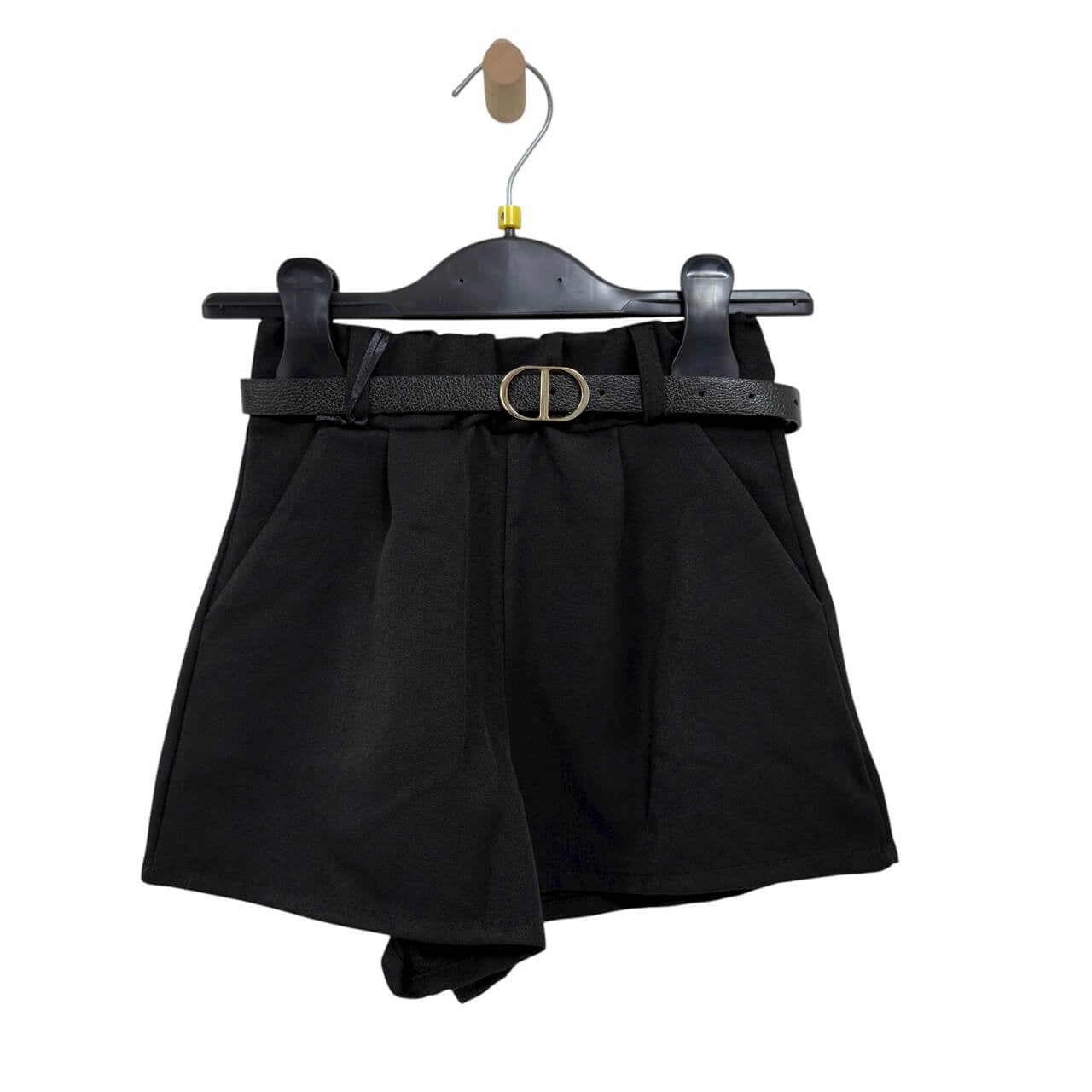 Shorts in flanella con Cintura