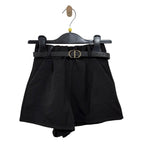 Shorts in flanella con Cintura
