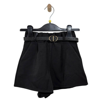 Shorts in flanella con Cintura