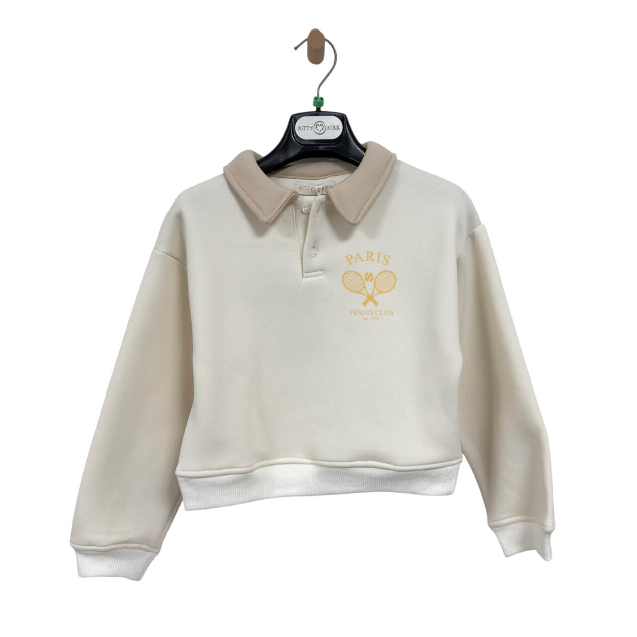 Felpa Invernale Bimba Collo Polo