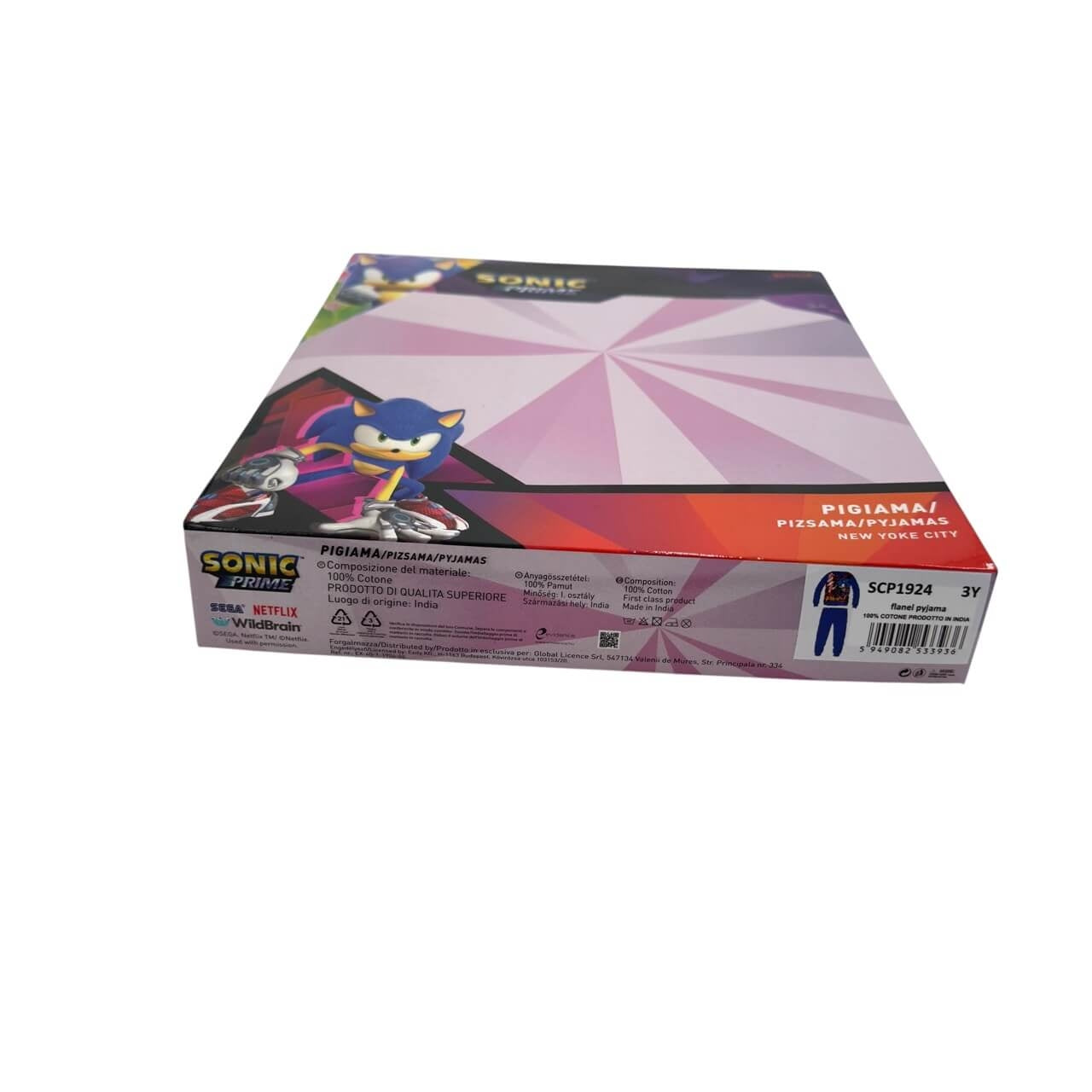 Pigiama Felpato Sonic Bimbo