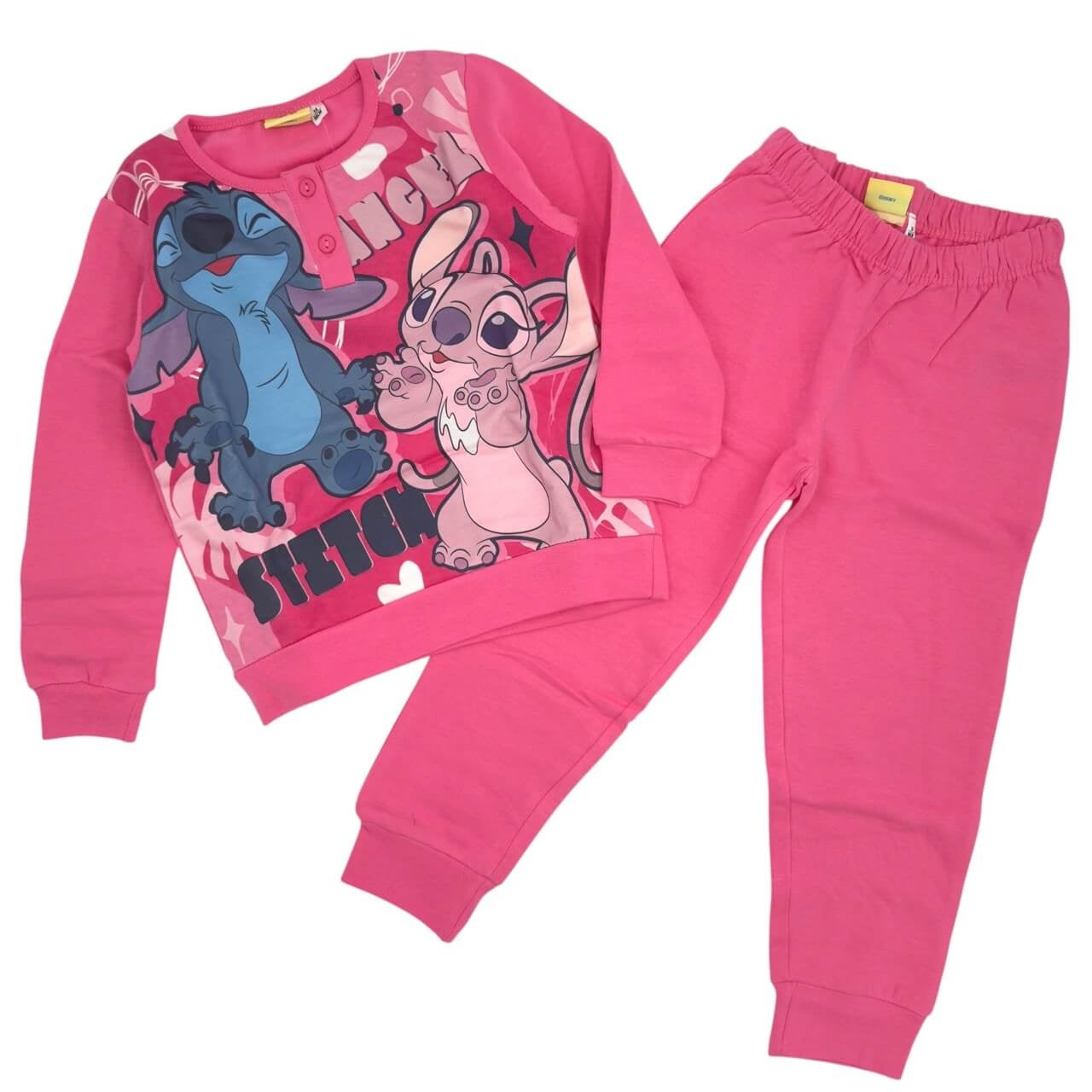 Pigiama Felpato Stitch Bimba