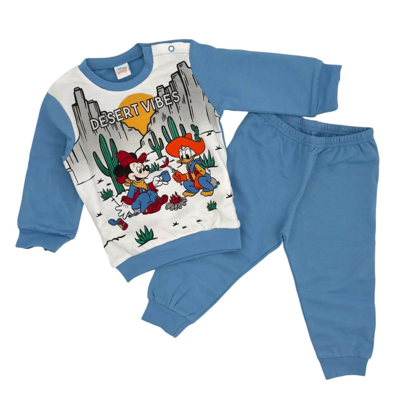 Pigiama In Felpa  invernale Mickey Mouse