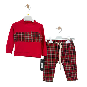 Completo Scozzese Invernale neonato