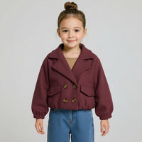 Felpa/Giubbotto Bimba Camoscio