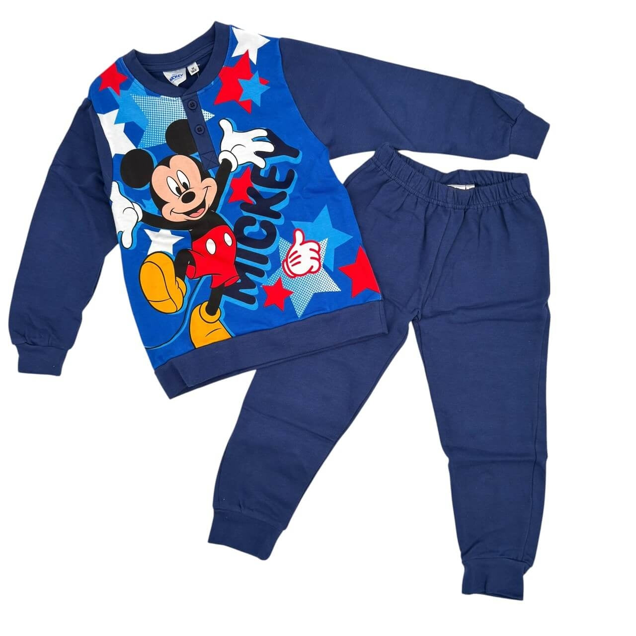 Pigiama Felpato Mickey Mouse Bimbo