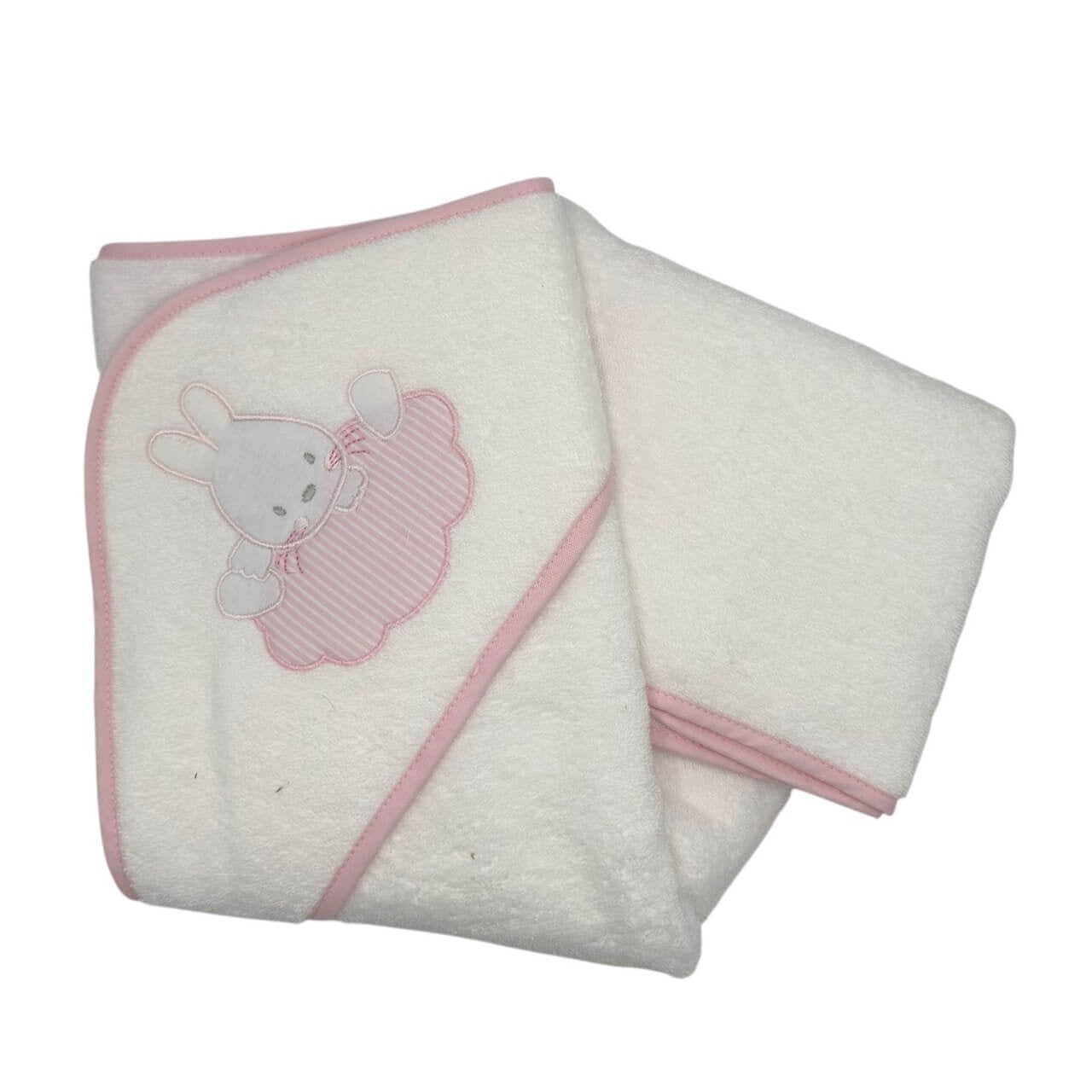 Triangolo accappatoio Ricamato Pastello