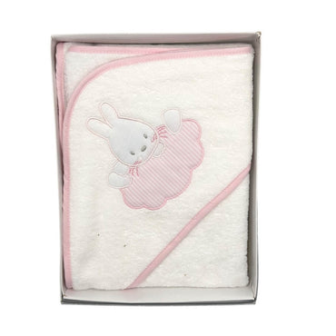 Triangolo accappatoio Ricamato Pastello