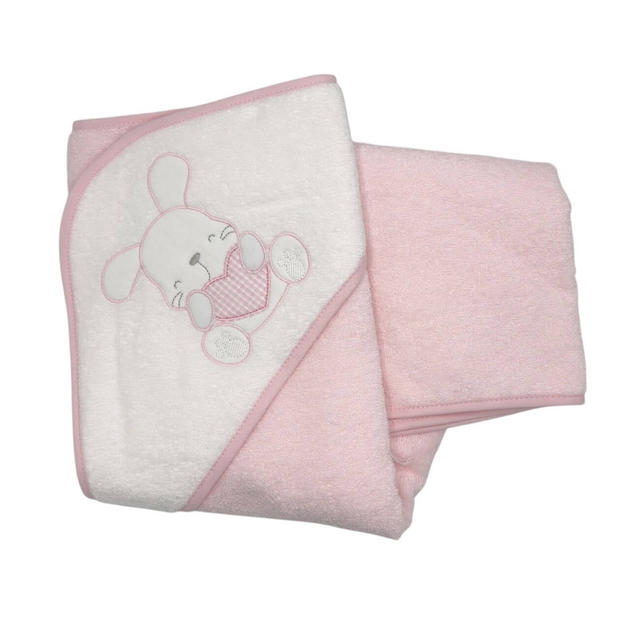 Triangolo accappatoio Ricamato Pastello