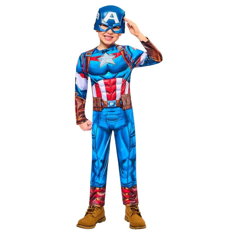 Costume di Capitan America Black Line
