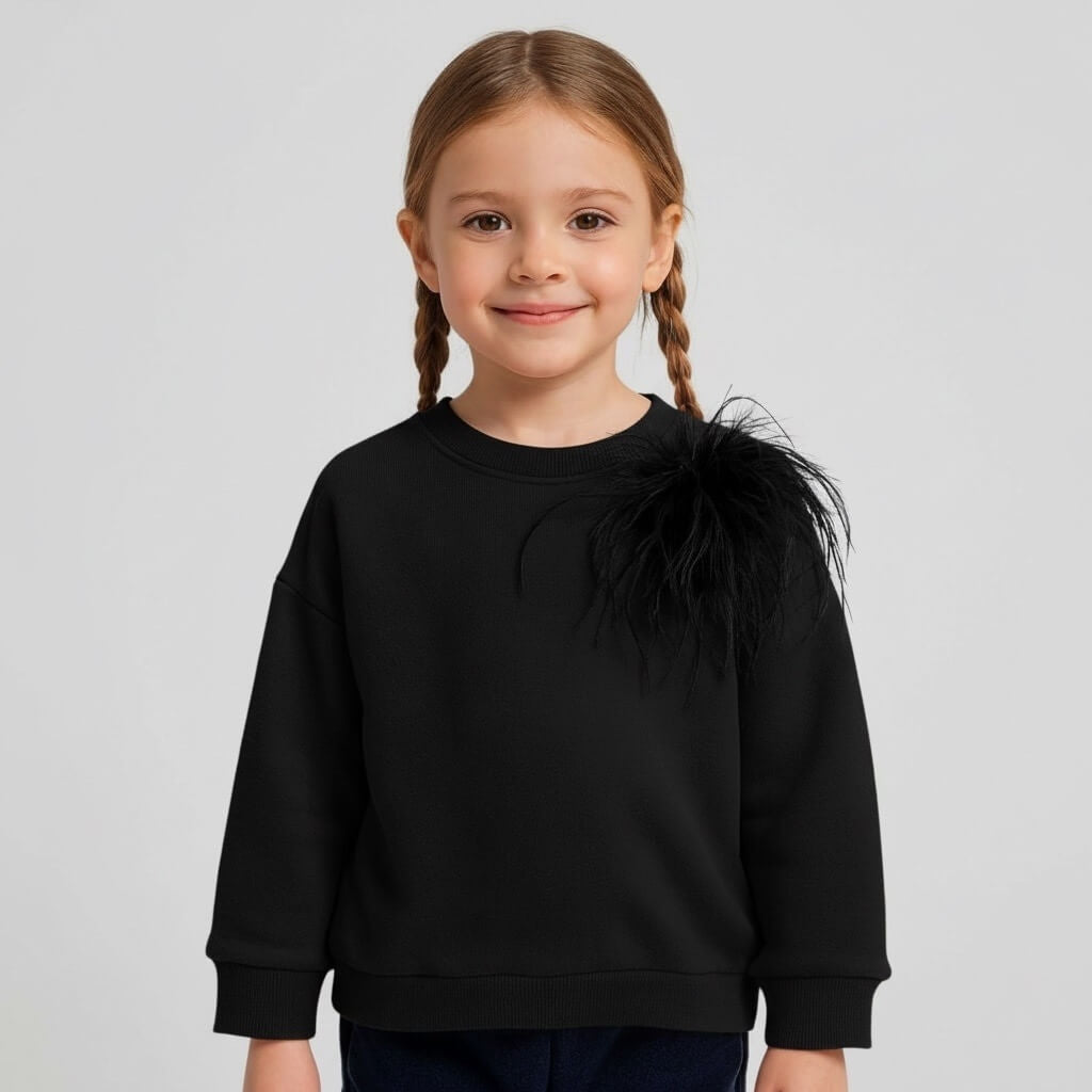 Maglioncino da bimba con Applicazione