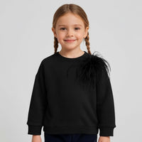 Maglioncino da bimba con Applicazione