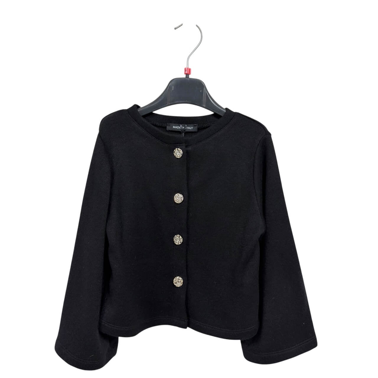 Cardigan da bimba con bottoni gioiello