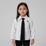 Camicia da bimba con cravatta
