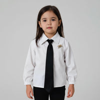 Camicia da bimba con cravatta