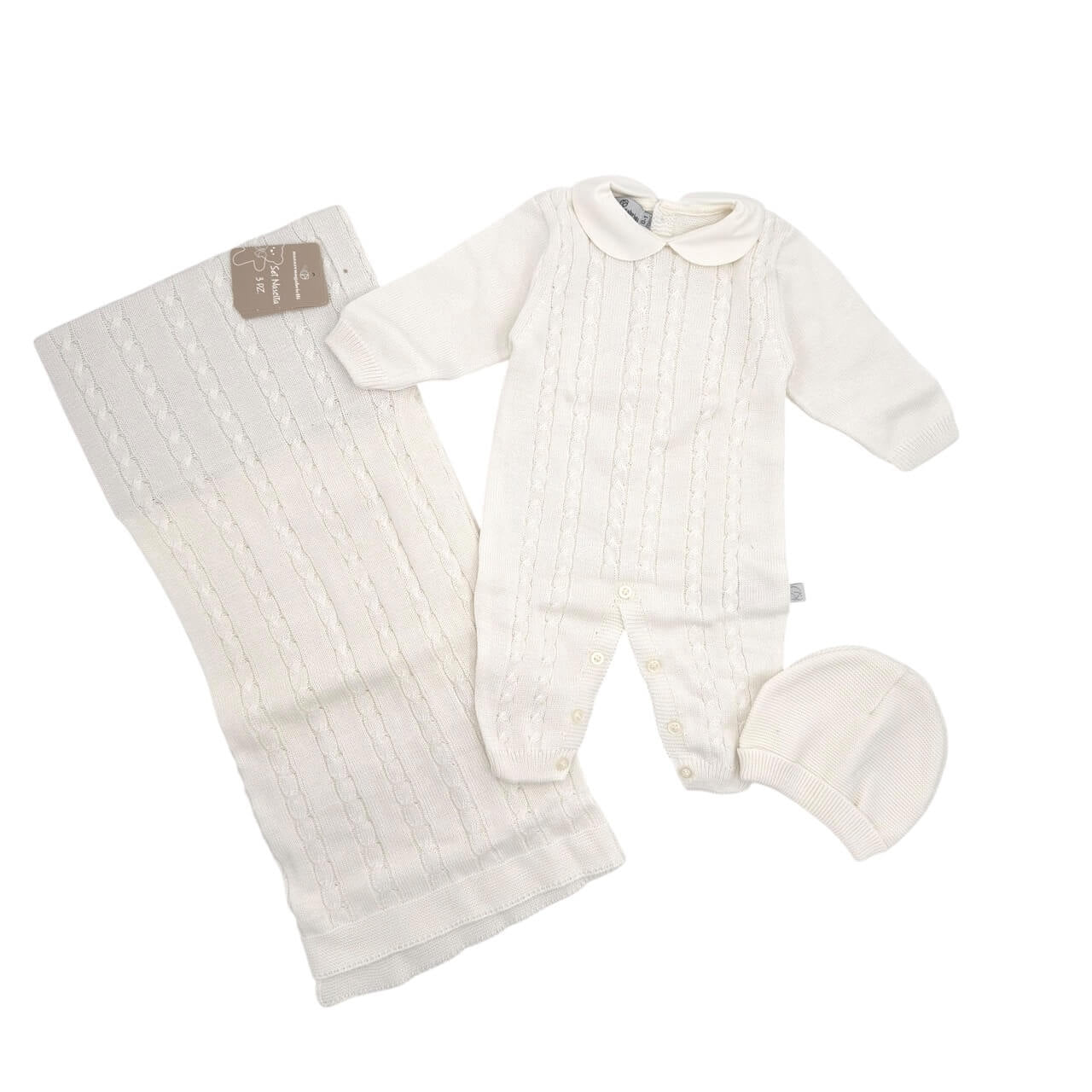 Set 3 Pezzi in Filo/Cotone Nazareno Gabrielli