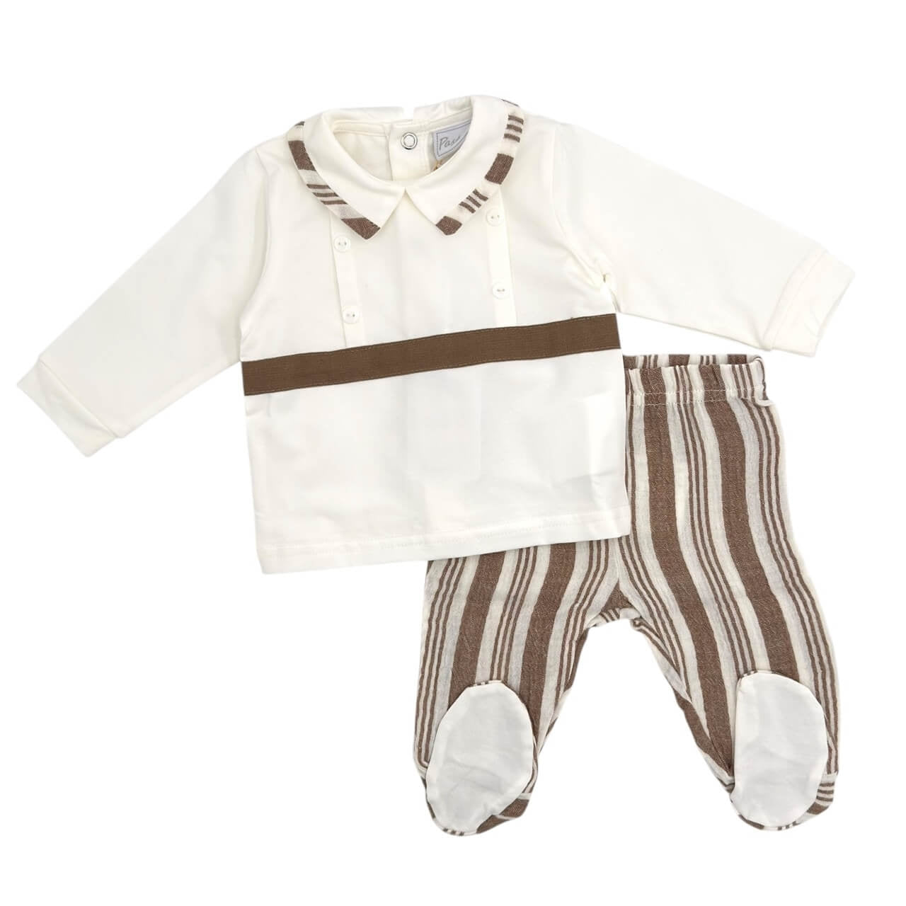 Tutina/Completo Neonato Pastello Cotone