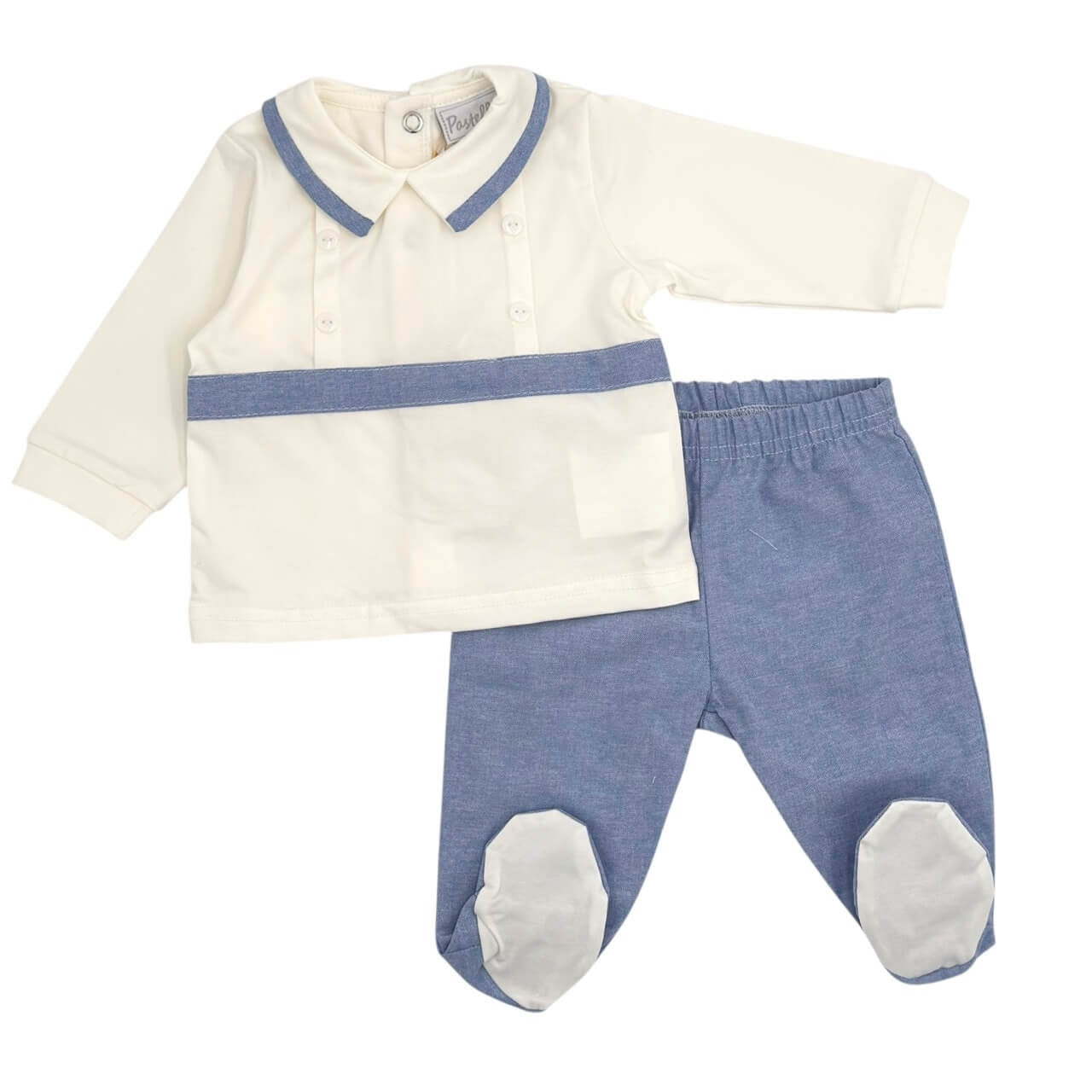 Tutina/Completo Neonato Pastello Cotone