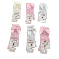 6 Calzini con Fiocco in cotone/Filo