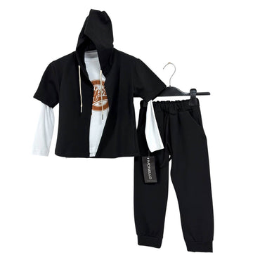 Completo 3 pezzi Bimbo cotone