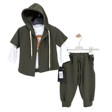 Completo 3 Pezzi Cotone neonato