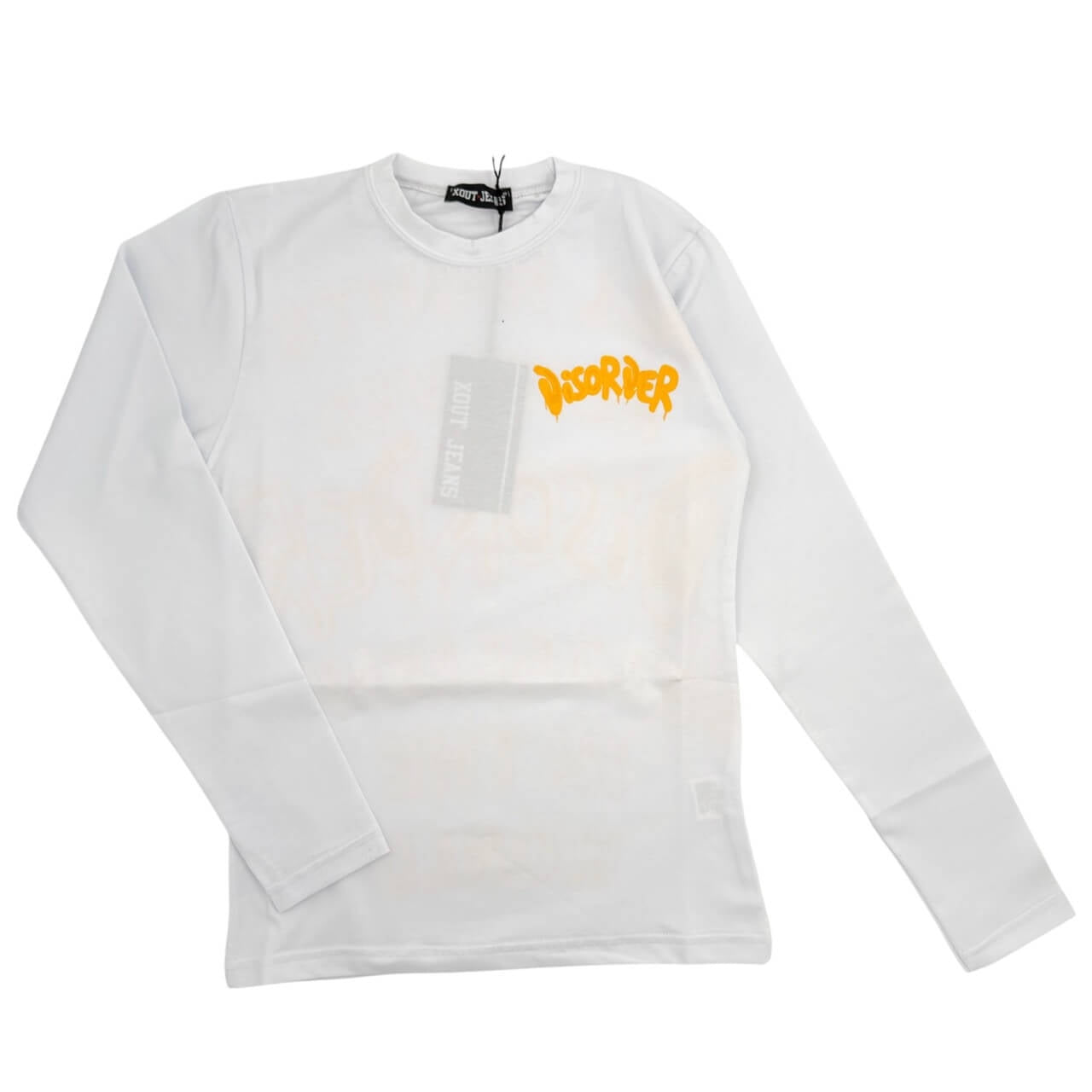 T-Shirt a Manica Lunga Retro Stampato Ragazzo