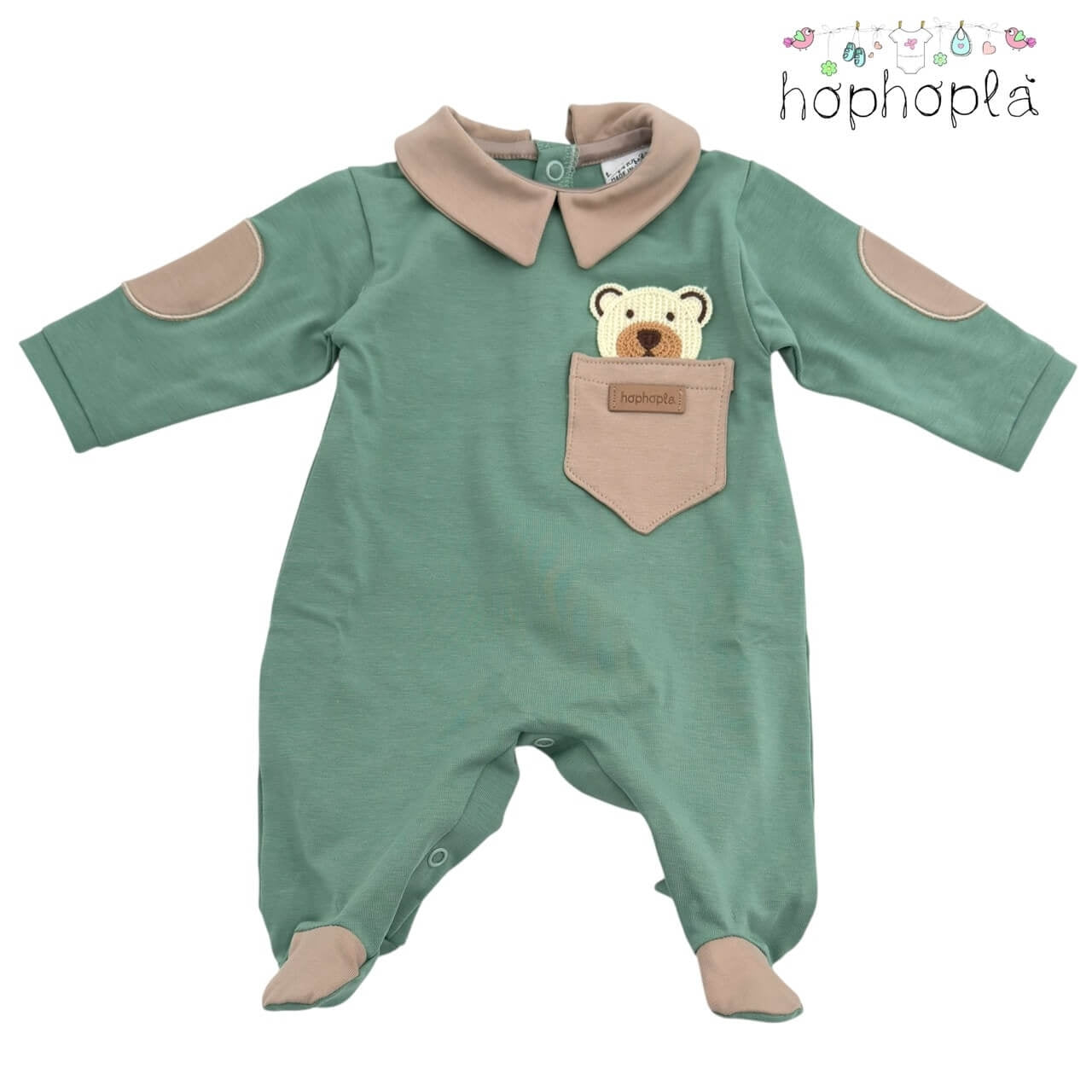 Tutina in Cotone HopHoplà Dino