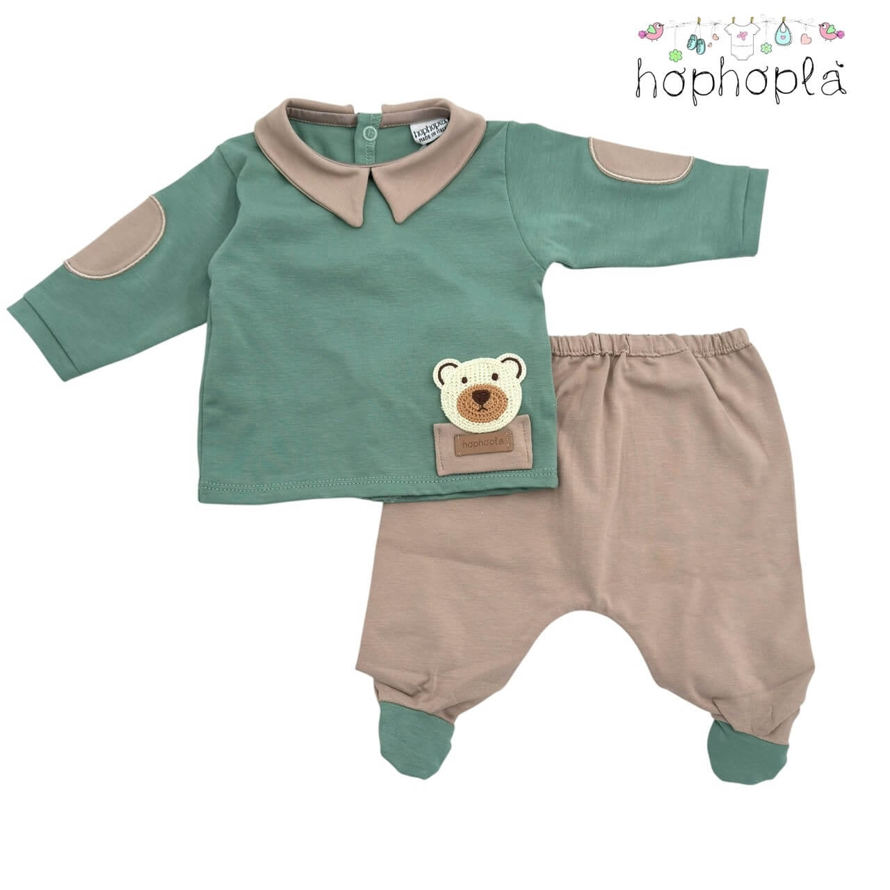 Tutina in Cotone HopHoplà Dino