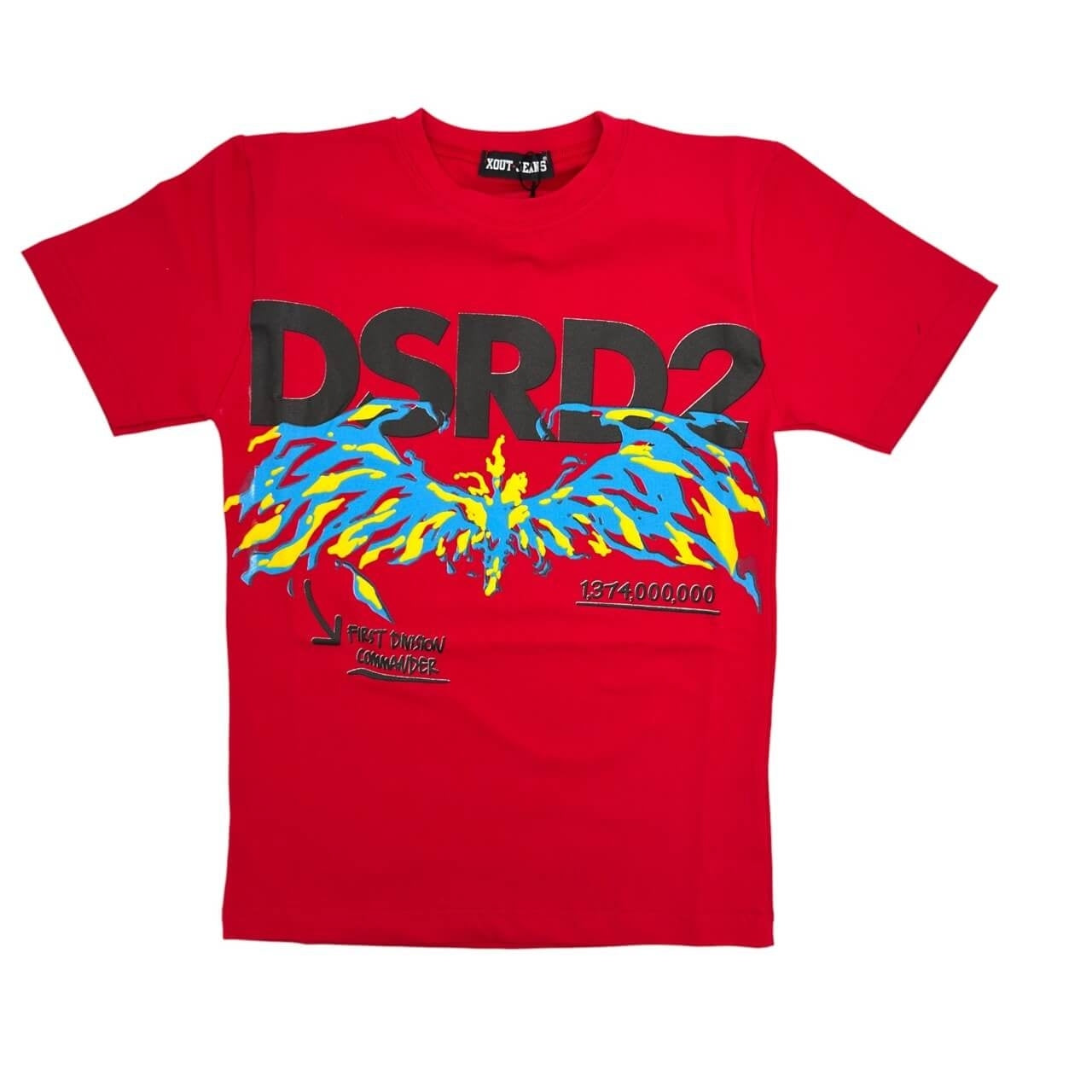 T-Shirt Bimbo Retro Stampato