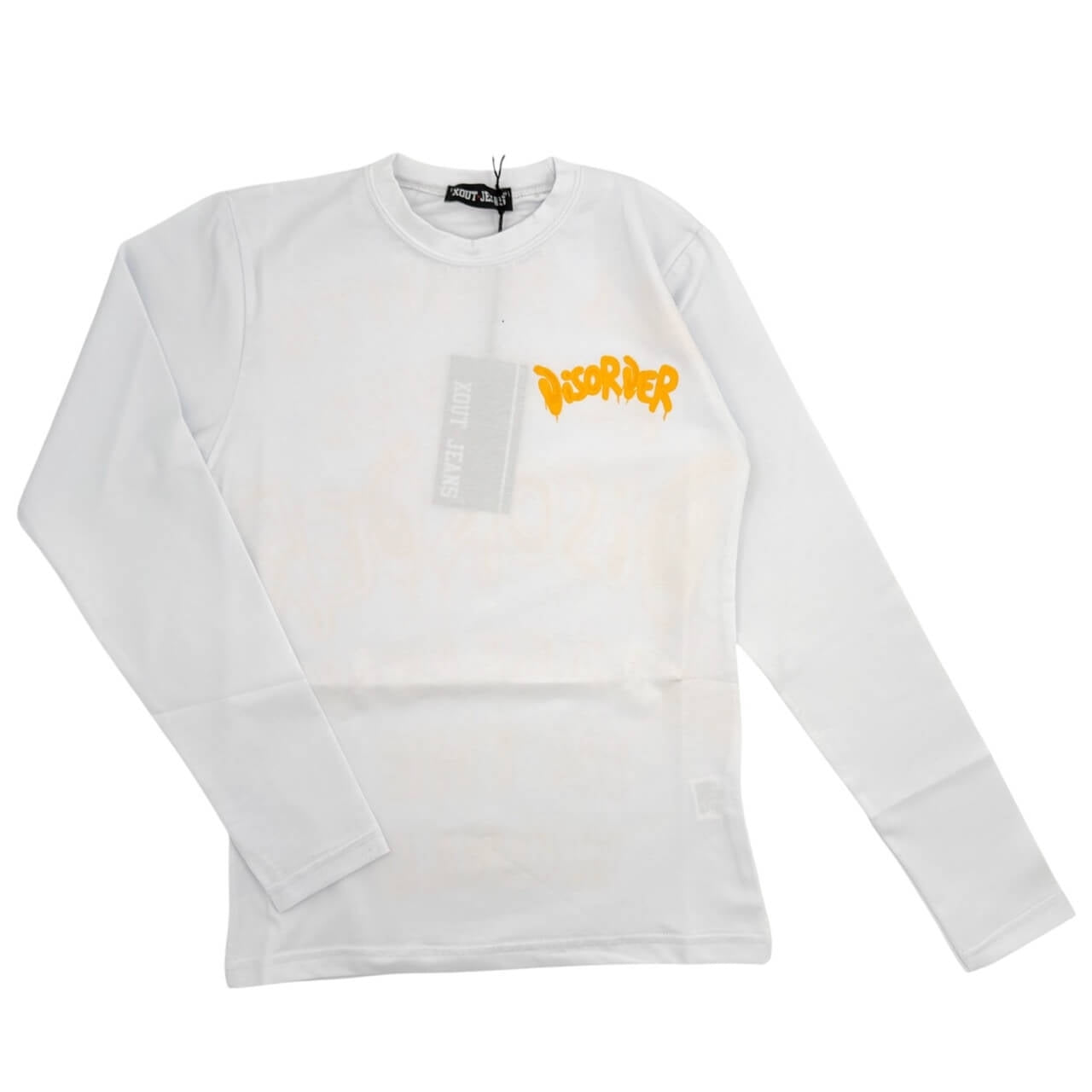 T-Shirt a Manica Lunga Retro Stampato Bimbo